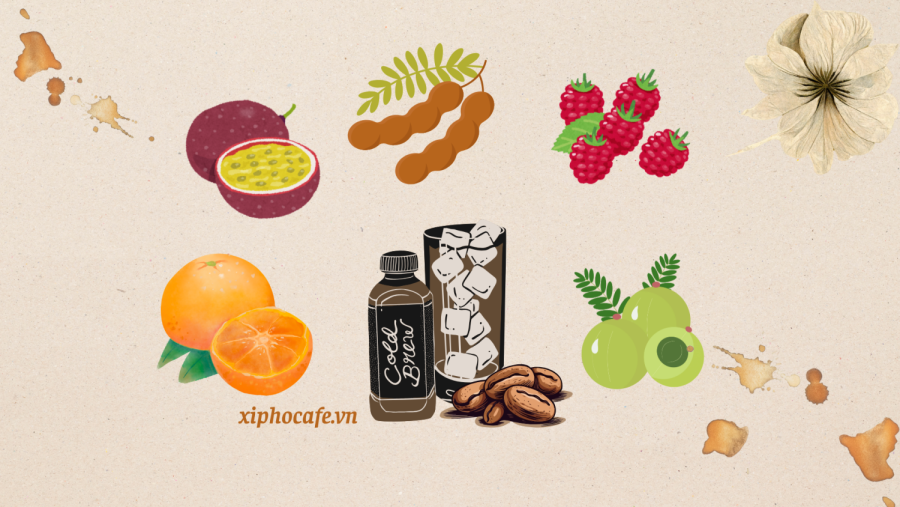 Coldbrew kết hợp cùng trái cây mùa hè